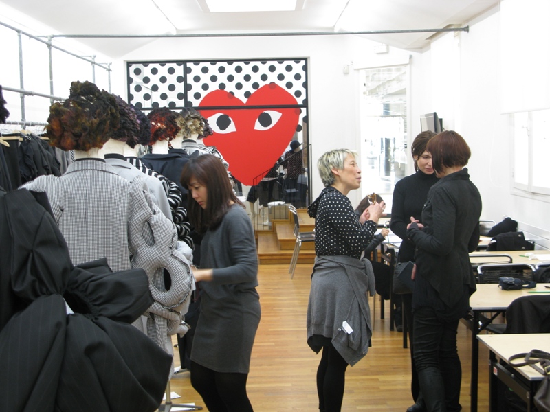 comme des garcons showroom