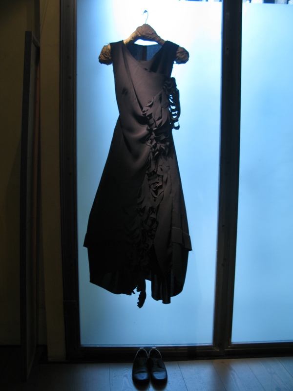 Elle Venturini for Ivo Milan black dress