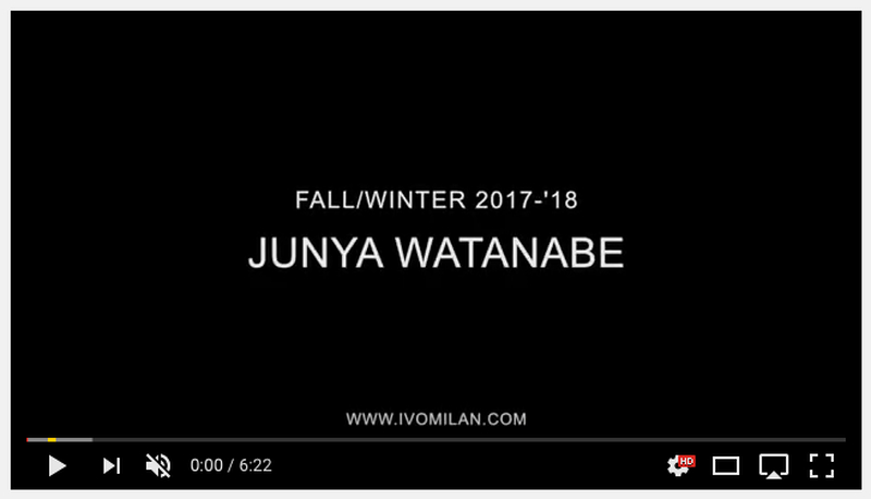 Junya Watanabe Fall/Winter 2017-2018